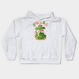 Cute snake Kids Hoodie